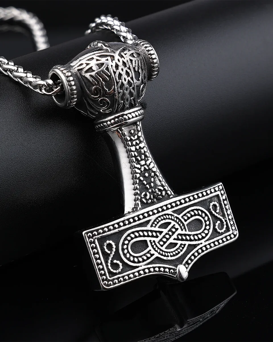 Tors Hammare Halsband – Mjölner Vikingasmycke med Nordisk Design
