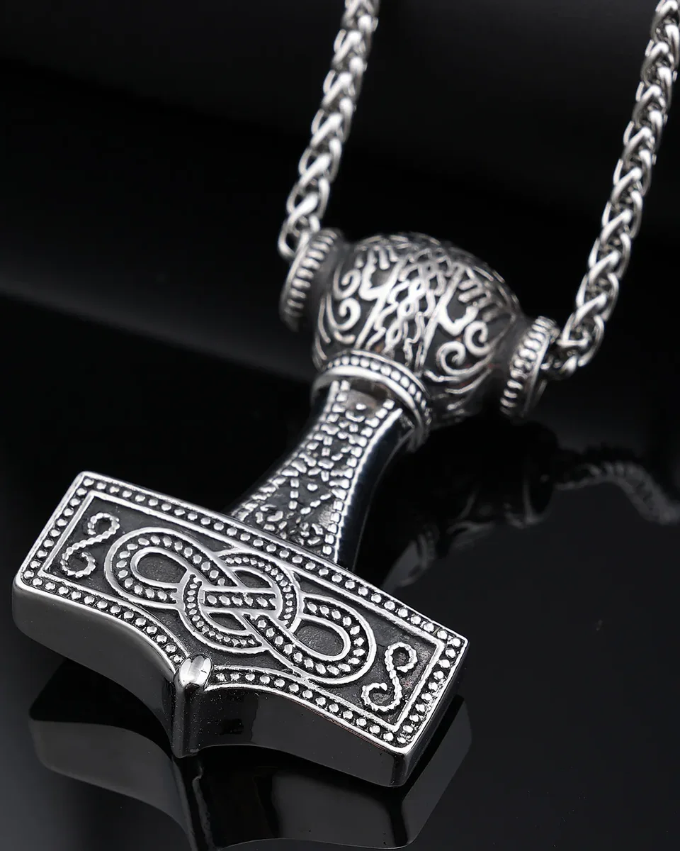 Tors Hammare Halsband – Mjölner Vikingasmycke med Nordisk Design
