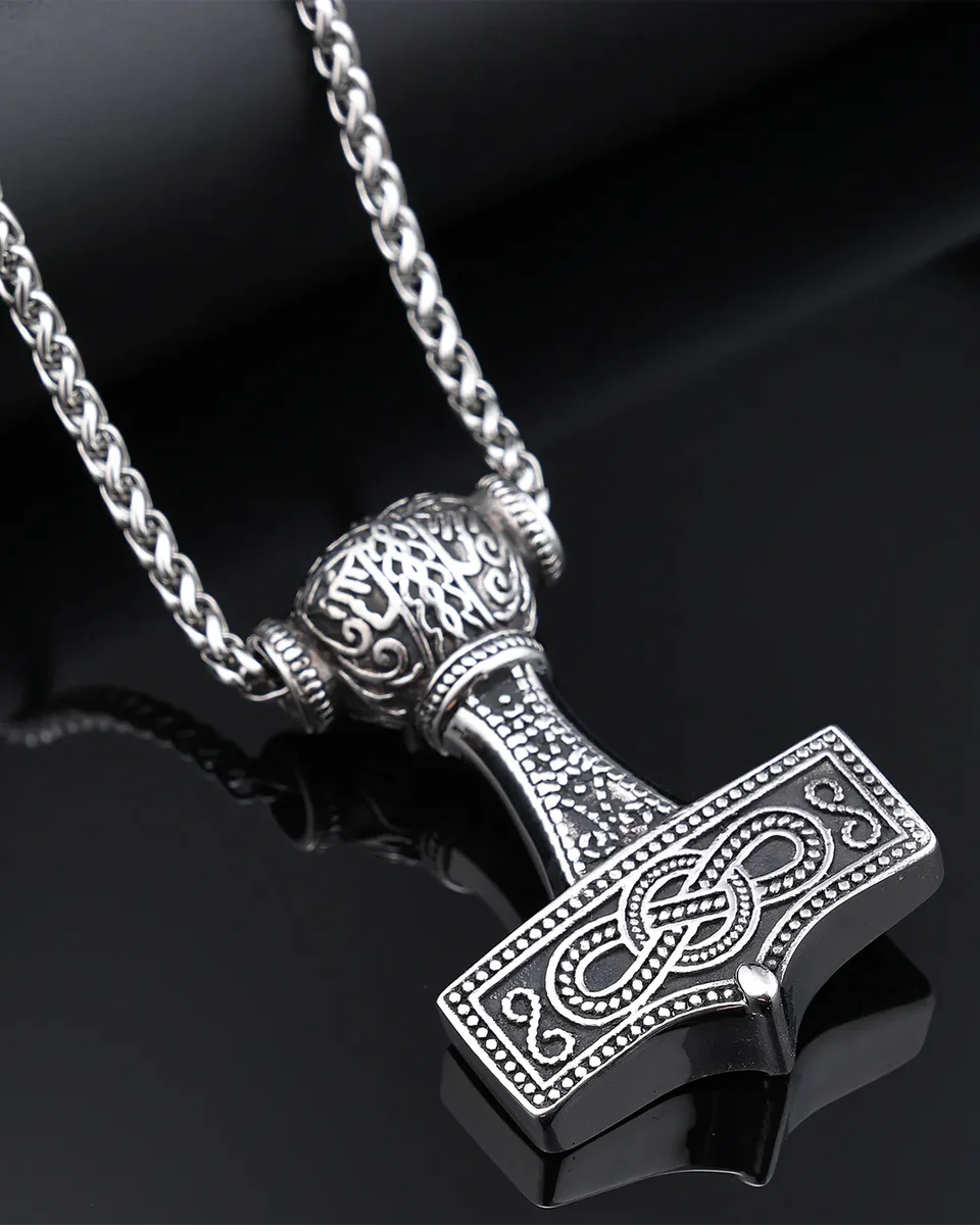 Tors Hammare Halsband – Mjölner Vikingasmycke med Nordisk Design